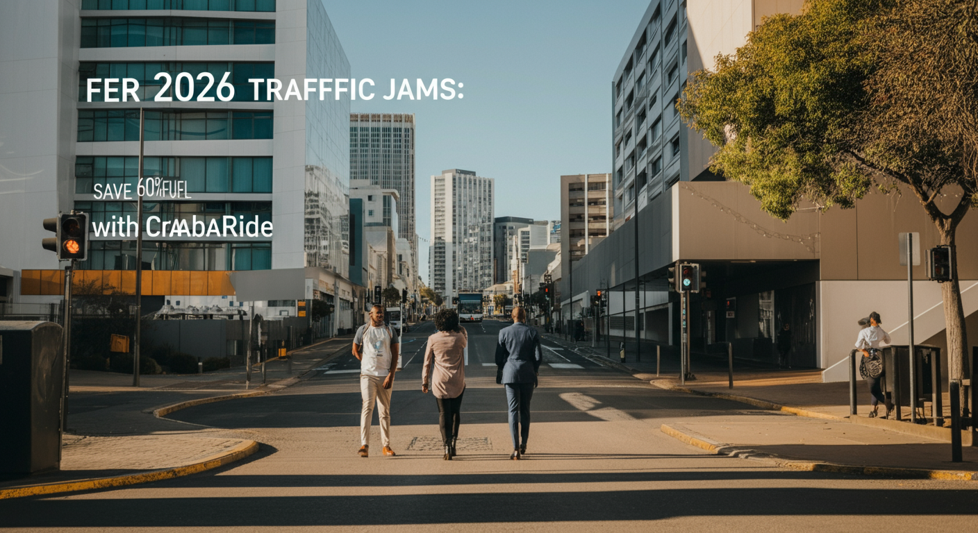 Feb 2026 Traffic Jams: Save 60% Fuel | CrabaRide
